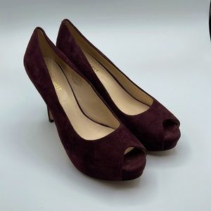 Nine West burgundy heels
